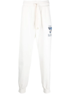 CASABLANCA EMBROIDERED-DETAIL ORGANIC-COTTON TRACK-PANTS