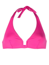 Eres Uni Halterneck Bikini Top In Pink