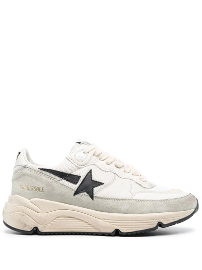 Golden Goose Lace-up Sneakers In White