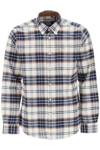 Barbour Man Shirt Navy Size 3xl Cotton In Multi