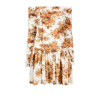 ALEMAIS ORANGE DERBY OFF-THE-SHOULDER MINI DRESS,668D18331315