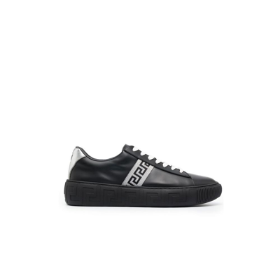 Versace Greca Sneakers, Male, Black, 45