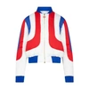Casablanca Zip-fastening Padded Jacket In Red White Blue