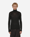 Off-white Helvet Black Roll-neck Fine-knit Jumper In Black