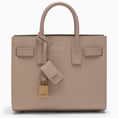 Saint Laurent Dark Beige Nano Sac De Jour Bag