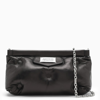 MAISON MARGIELA GLAM SLAM SMALL CROSS-BODY BAG IN BLACK LEATHER