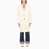 LOEWE MILK WHITE WOOL AND CASHMERE SINGLE-BREASTED COAT,S359Y01X52WO/L_LOEW-1930_108-38