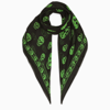 Alexander Mcqueen Skull Printed Modal-blend Scarf In Black