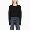 Rabanne Basic Sweater With Chain Detail Black In Black