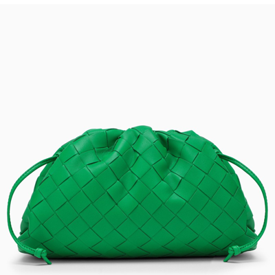 Bottega Veneta Green Intercalator Mini Pouch Bag