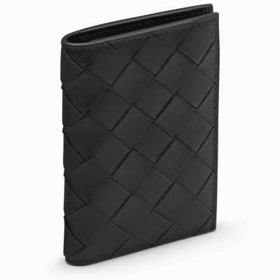 Bottega Veneta Dark Green Maxi Intrecciato Card Holder