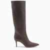GIANVITO ROSSI GIANVITO ROSSI | HANSEN BROWN LEATHER HIGH BOOTS,G80458VGI/L_GIANV-UMBE_500-40