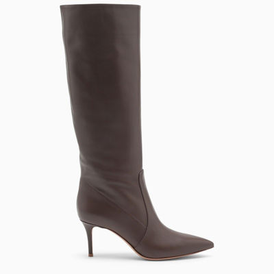 Gianvito Rossi Hansen Brown Leather High Boots