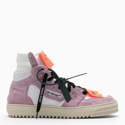 Off-white White/lilac Off Court 3.0 High-top Trainers In Black