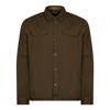 Barbour Ess Twill Overshirt In Green