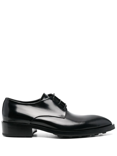 Jil Sander Lace-up Oxford Shoes In 001 - Black