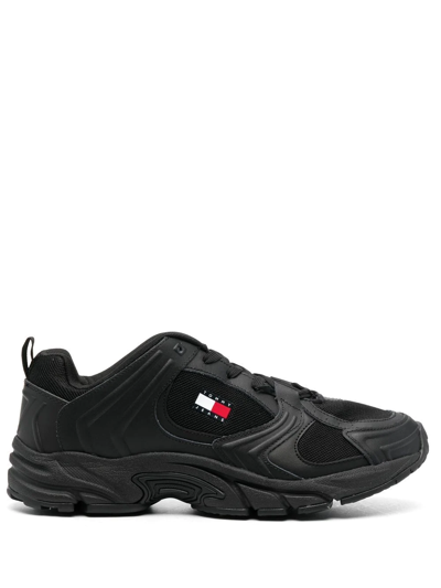 Tommy Jeans City Runner Sneakers In Black