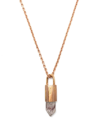 PARTS OF FOUR TALISMAN QUARTZ PENDANT NECKLACE