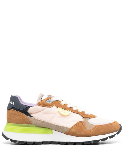 Bimba Y Lola Colour-block Chimo-logo Running Trainer In Neutrals