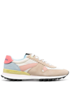 BIMBA Y LOLA COLOUR-BLOCK LOGO-PLAQUE SNEAKERS