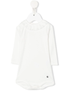 Petit Bateau Peter-pan Collar Shorties In White