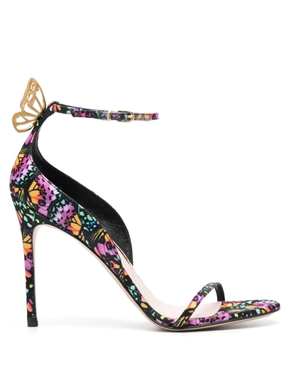 Sophia Webster Mariposa Heeled Sandals In Black