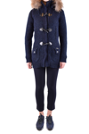 Bark Women's Blue Other Materials Outerwear Jacket In Blue