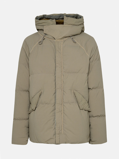 Ten C Artic Down Beige Nylon Parka