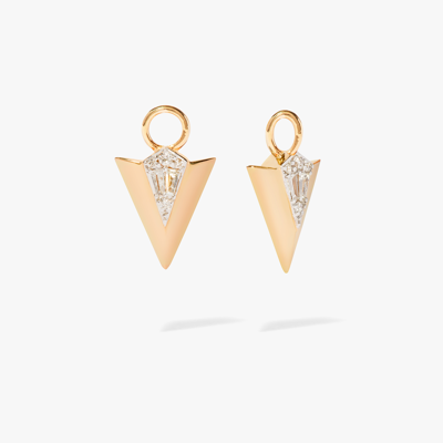 Annoushka Flight 18ct Yellow Gold Arrow Diamond Earring Drops