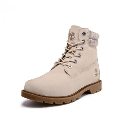 Timberland Women's Waterproof 6" Premium Lug Sole Boots Women's Shoes In Light Pink Nubuck