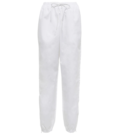 Wardrobe.nyc Spray Technical Sweatpants In White