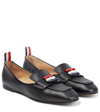 THOM BROWNE LEATHER LOAFERS