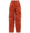 Isabel Marant Kimbra Cotton-shell Straight-leg Track Pants In Red