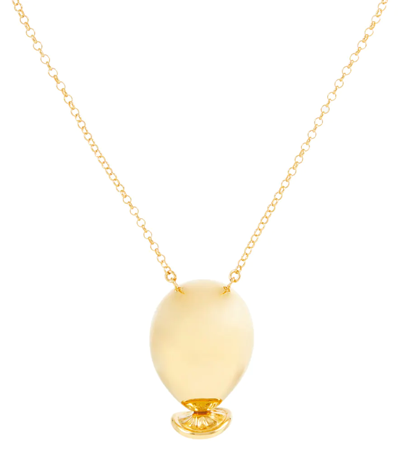 Loewe Balloon Sterling Silver Necklace In Gold