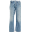 CITIZENS OF HUMANITY EMERY CROP HIGH-RISE STRAIGHT JEANS