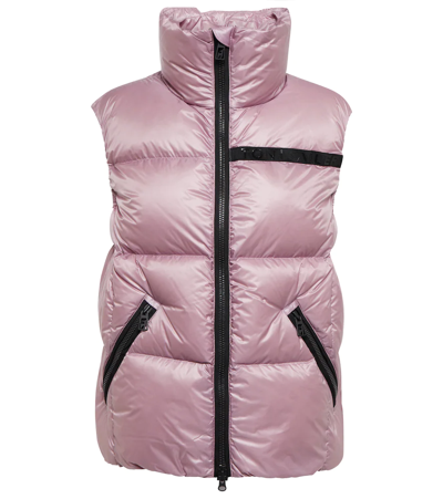 Toni Sailer Lola Quilted Waistcoat In Powder Mauve