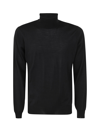 Filippo De Laurentiis Long Sleeves Merino Turtleneck Clothing In Black