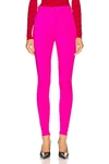 Balenciaga Satin Fuchsia Stretch High-waisted Pants In Pink