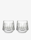 WATERFORD WATERFORD LISMORE ARCUS CRYSTAL TUMBLERS SET OF TWO,59837917