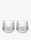 Waterford Lismore Arcus Crystal Tumblers Set Of Two