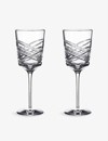 WATERFORD WATERFORD ARAN CRYSTAL WHITE WINE GLASSES SET OF TWO,59837979