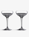 Waterford Mixology Circon Crystal-glass Cocktail Coupes Set Of Two
