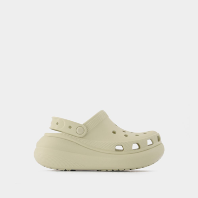 Crocs Classic Crush Mules -  - Bone - Synthetic In Beige