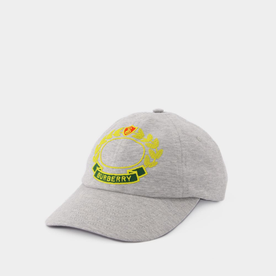 Burberry Grey Nylon Baseball Cap