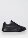 Philippe Model Men's Black Leather Sneakers In Black 1