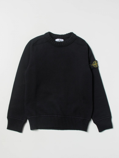 Stone Island Jumper  Junior Kids In Blue