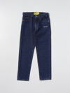 OFF-WHITE JEANS OFF-WHITE KIDS COLOR BLUE,D36850009