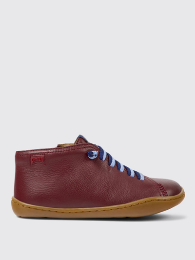 Camper Shoes  Kids In Burgundy