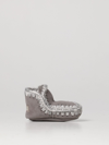 Mou Shearling-lined Boots In Grey