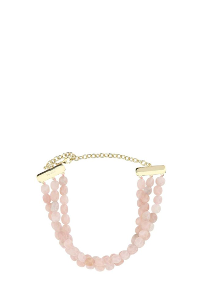 Cult Gaia Women's Nora Gold-tone Quartz Necklace In Pink